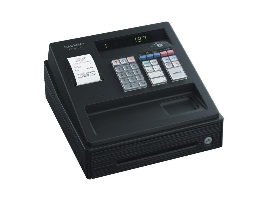 Sharp XE-A137 Entry Level Cash Register with LED Display - BLACK - Altimus