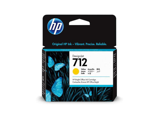 HP 712 29ml Yellow DesignJet Ink Cartridge 3ED69A - Altimus