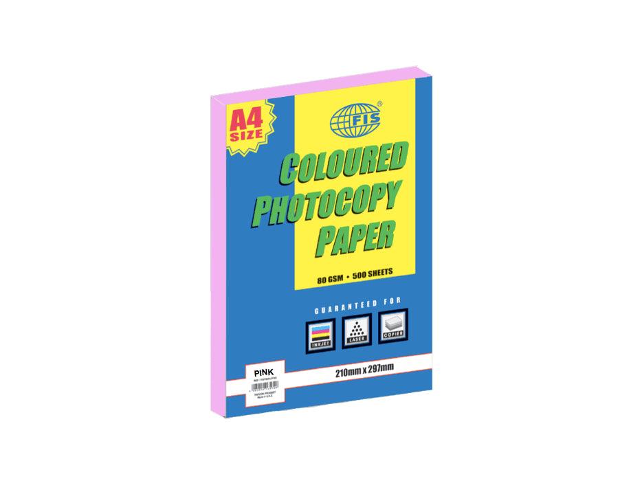 500 Pack RED A4 80GSM PRINTER COPIER QUALITY PAPER Staples