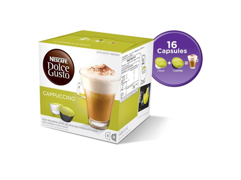 Nescafe Dolce Gusto Cappuccino Coffee Pods, 16 Count 