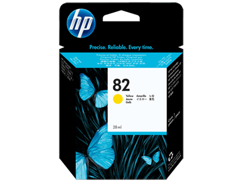 HP 82 Yellow Ink Cartridge (CH568A) - Altimus