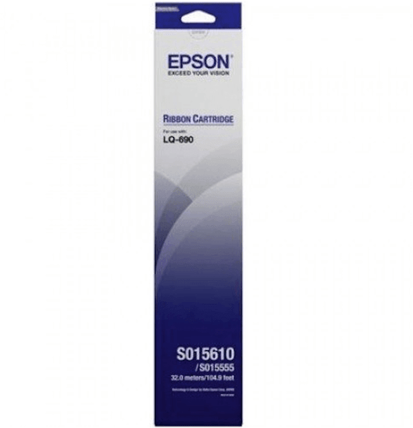 Epson Sidm Black Ribbon Cartridge For Lq-690 (C13s015610ba) - Altimus