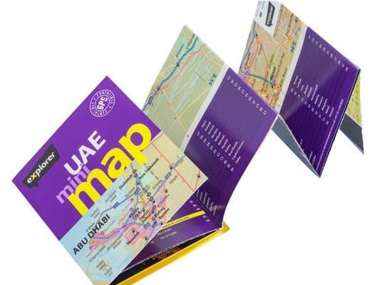 UAE Mini Map 100 x 120mm - Altimus