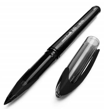 Uni-ball UBA-188-M Air Micro Pen - 0.5mm, Black (Pack of 12